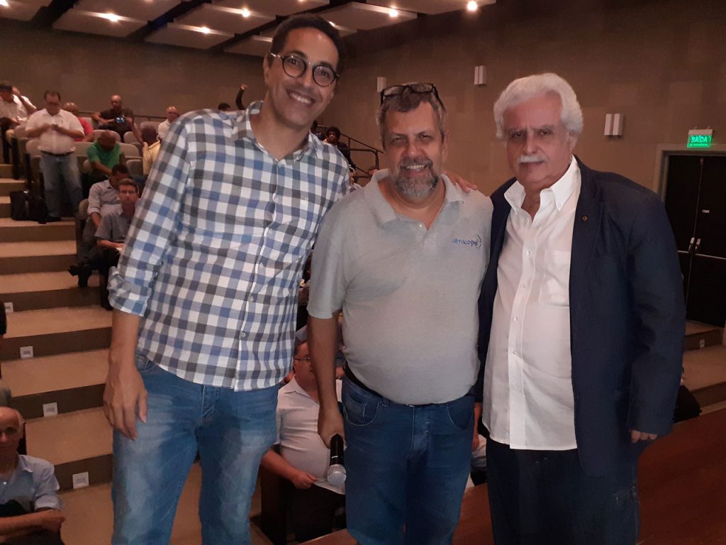 Vinicius e Cesar Moreira ABRACOPEL-RJ e Edson ABRACOPEL-BRASIL